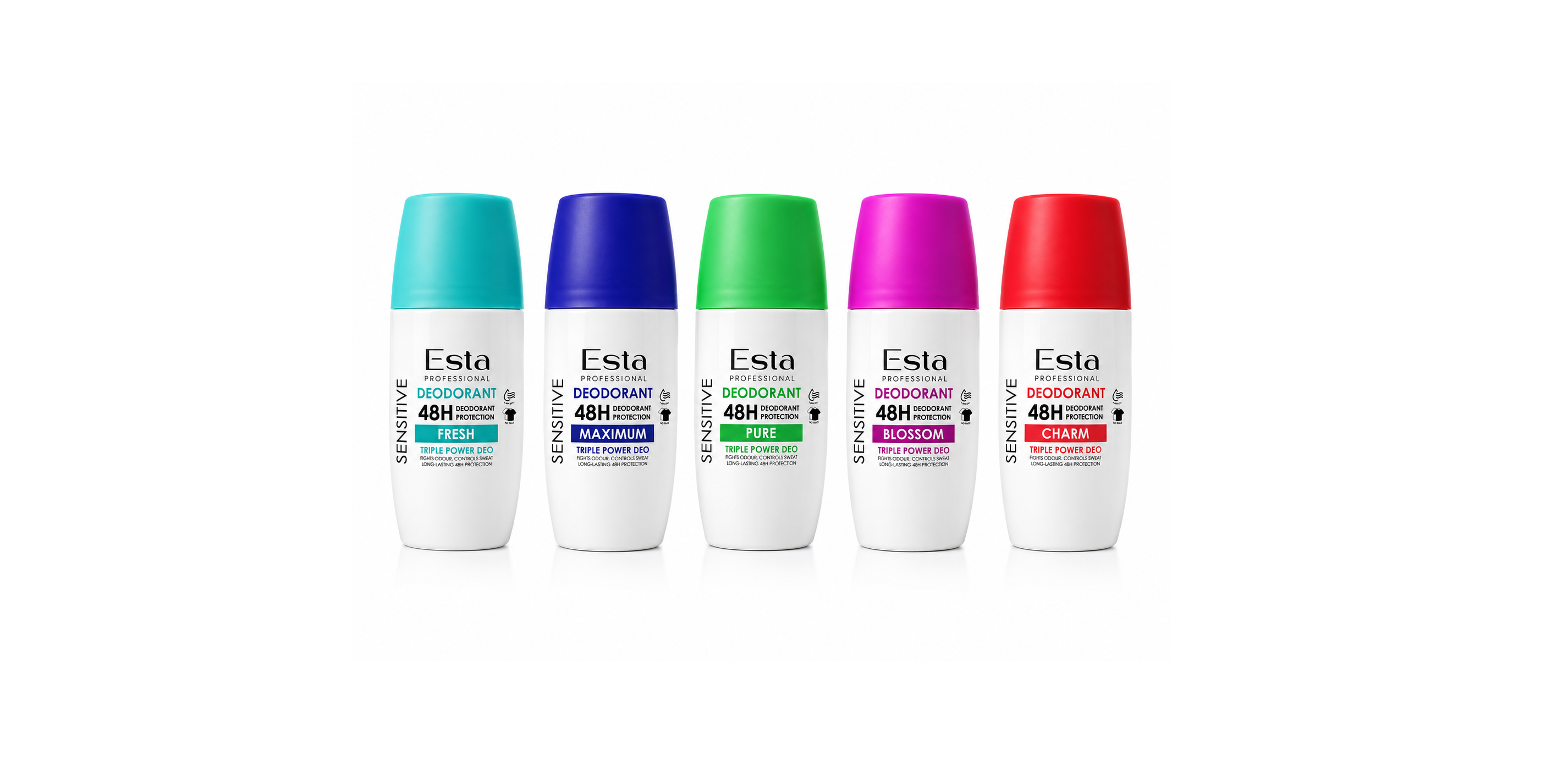ESTA five roll-on collection